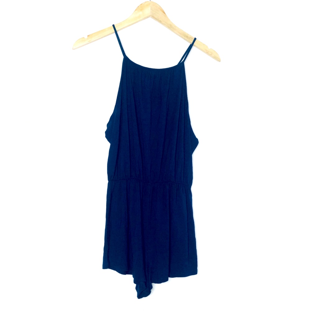 Forever 21 Blue Romper short Small 👑🍂✨